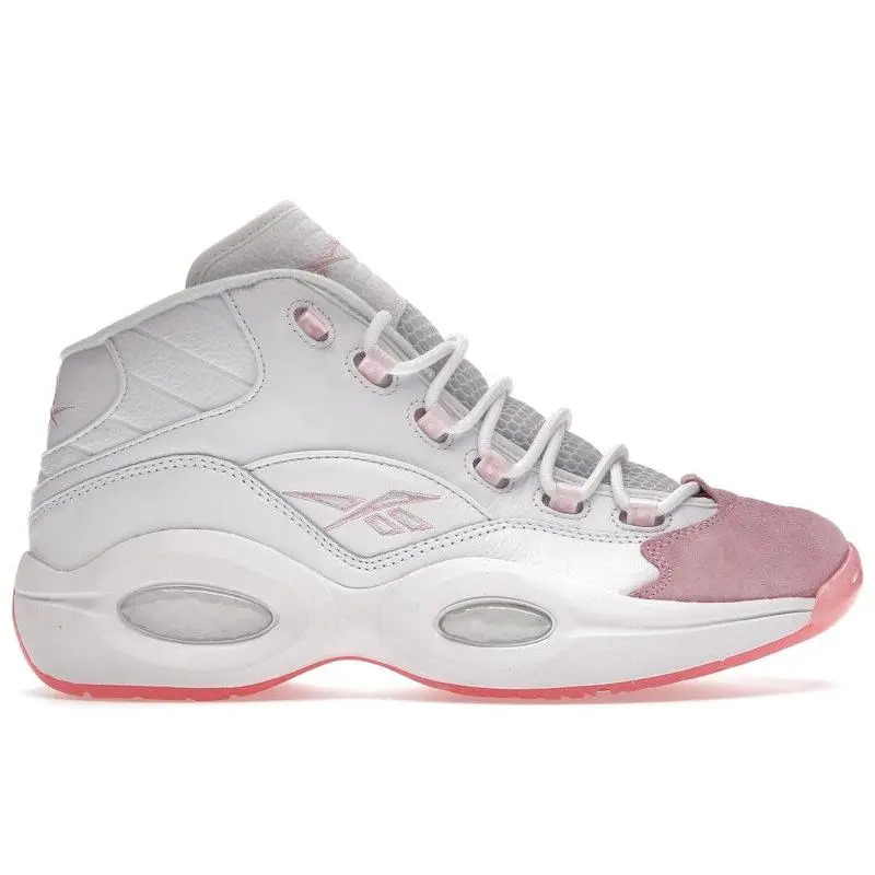 Reebok Men's Question Mid Pink Toe, from StockX