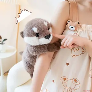 Cute Sea Otter Plush Doll, Soft Fluffy Stuffed Animal Toy, Skin-Friendly Fabric, Fine Stitching, Comfortable Touch, Ideal For Home Decor & Daily Companion, Mood Relief, Simple Practical Gift For All Ages