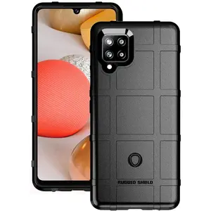 Nakedcellphone Special Ops Series Compatible with Samsung Galaxy A42 5G Case, Tactical Armor Rugged Shield Flexible Cover [Anti-Fingerprint, Matte Texture]