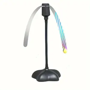 Fly Fans for Tables, Fly Repellent Fans Outdoor & Indoor, Portable Table Fan with Holographic Blades, Ideal for Picnic BBQ Party