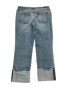 Jeans Wide Leg By Pilcro In Blue Denim, Size:10