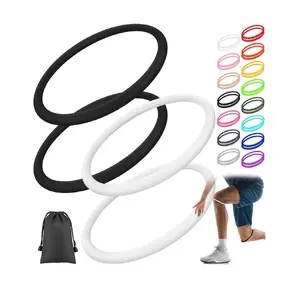 Silicone Patella Knee Band 4 Pcs for Basketball Patella Tendon Support Knee Pain Running Tendon Brace Support Strap Waterproof Bag Included with it.