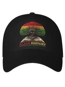 History Logo Baseball Cap, Tree & Book Design Fashion Hat, Stylish and Comfortable Headwear for Daily Wear