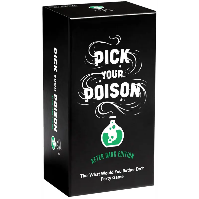 Pick Your Poison After Dark Party Game - The “What Would You Rather Do?” Adult Card Game for College Students, Halloween Party Game and Board Games Night with Your Friends