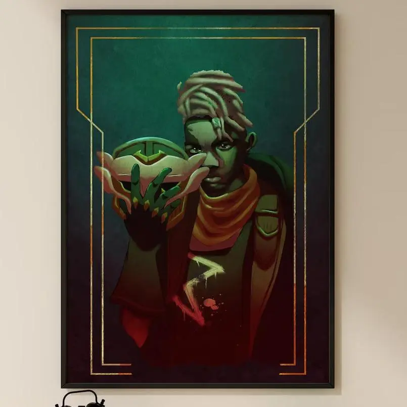 Ekko Wall Art, Arcane Print, Arcane Season 2 Poster, Arcane Ekko Poster, Arcane Poster, League of Legends Art, Ekko Print, Tv Series Poster