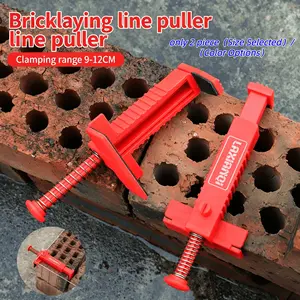 8-Piece Brick Laying Line Puller Set, Mud Hydraulic Line Puller, Building Metal Frame, Brick Fixing Line Tool, Small Line Puller, Construction Equipment
