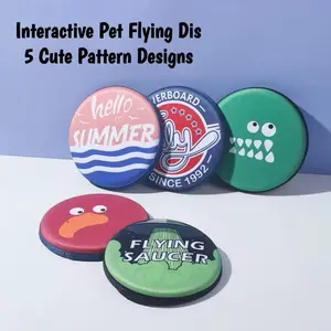 Viral Floating Dog Frisbee Toy | Bite-Resistant Interactive Training Flying Disc | High-Elasticity Fetch Toy for Dogs