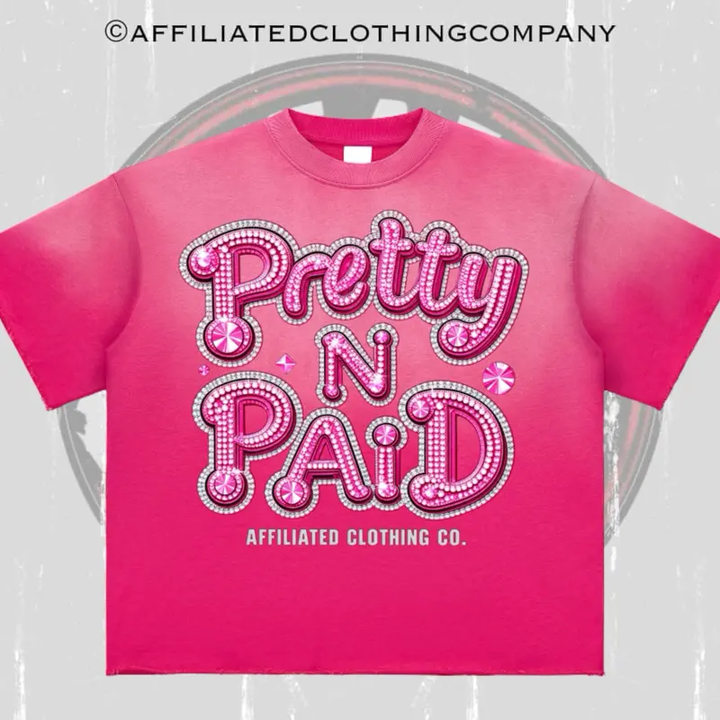 Women's Pretty N Paid Graphic T-Shirt