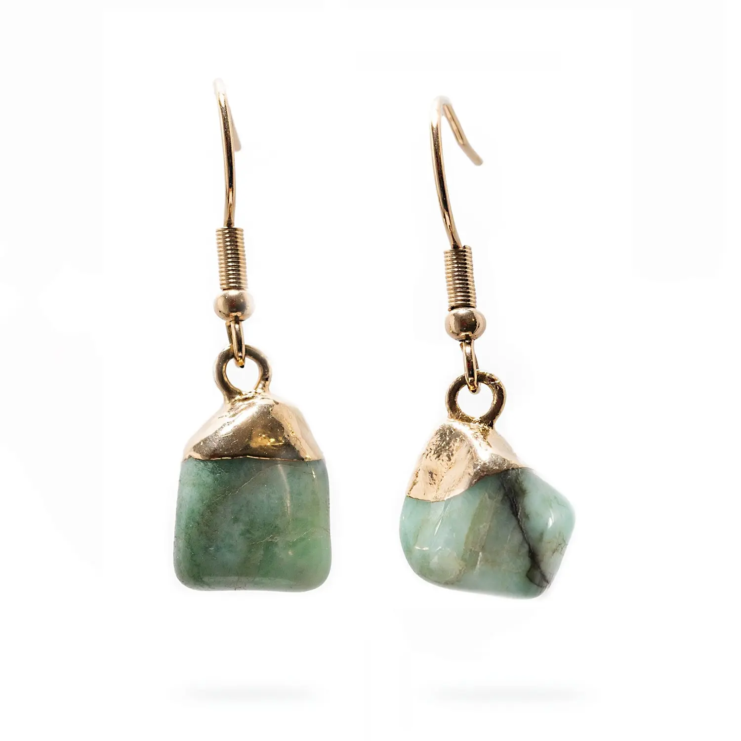 Emerald Crystal Earrings | Divine Love, Unity & Harmony | Taurus Birthstone, Heart Chakra | Handmade with Ethically Sourced Natural Stone
