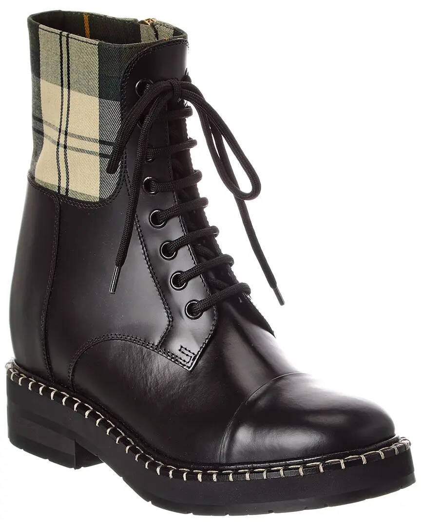 Chloé Canvas & Leather Bootie