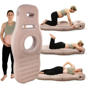 Inflatable Pregnancy Pillow with Belly & Head Hole, Pregnancy Pillows for Prone Sleeping,Pregnancy Mattress for Back & Hip Pain Relief – for Massage,Home,Trave