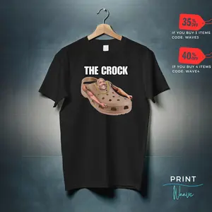Funny "The Crock" meme Tshirt - Dwayne "The Rock" Johnson - Meme Collection - Crewneck Tshirt Unisex Hoodie Oversized Shirt Sweater