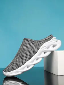 Men's Solid Color Hollow Out Slip on Mesh Walking Shoes, Athletic Walking Shoes, Lightweight Comfortable Breathable Walking Shoes, Sports & Outdoor Footwear for Daily Outdoor Sports Walking