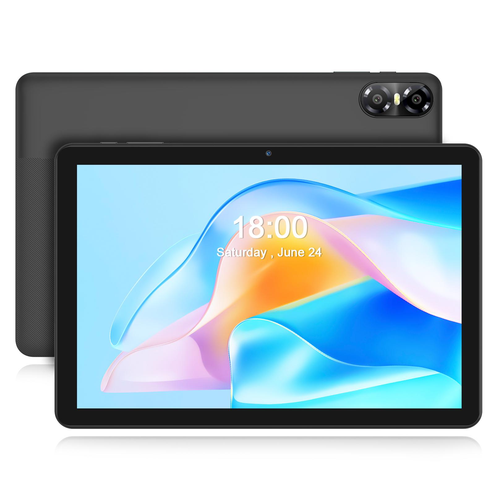 [Spring Glow Up] PRITOM 2026 Android 15 Tablet 12GB(4+8)RAM 64GB ROM With Bluetooth Audio Dual Cameras 2-in-1 Detachable Keyboard Set 10.1-inch Screen Perfect Valentine’s Gift & Back-to-School Gift