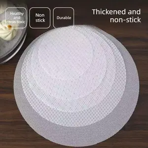 2PCS Silicone steamer cloth, non-stick, food-grade steamer mat, steamed bun mat, steamer cover, high-temperature resistant steamer cloth, steamer cover.