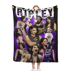 WWE World Wrestling Entertainment Game Flannel Throw Blanket-Entertainment 2025 –Soft&Warm Plush Blanket For Sofa, Bed, Office, Camping – Cozy Blanket For Kids, Fans & Adults – Ideal For Home D