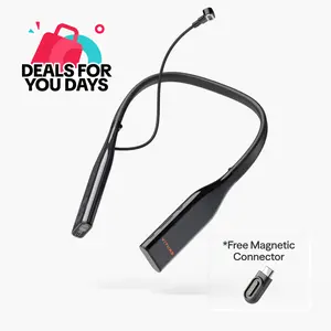 VITURE Pro Neckband, Official Partner of PSPlay, Multi-screen/3DoF/Smooth Follow/Ambient Mode, 3D Player, AI Assistant, Almost Wireless Freedom for Gaming & Streaming, 8GB+128GB