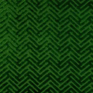 Vienna - Beethoven, Geometric Arrow Pattern BURNOUT VELVET Upholstery Fabric
