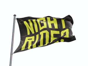 High Viz Flag Co Night Ride for ATVs & UTVs - Enhance Your Polaris, CanAm, Ideal for Riders & Wall Art Banner