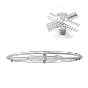 Father's Day Gift Spring new arrivals 24 inch Round Drop-in Fire Pit Pan, Stainless Steel Fire Pit Burner, Natural & Propane Gas Fire Pan 92,000 BTU, for Indoor or Outdoor Use