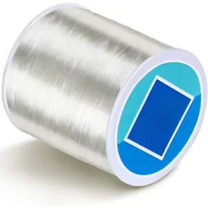 0.8mm Elastic String,  3 Rolls Bracelets String Clear Elastic Stretch Cord  Bead Bracelet String for Seed Beads, Bracelets and  Making (100m/Roll)