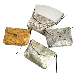 Bag Women's premium messenger bag 2025 new national style embroidery floral storage bag cosmetic bag shoulder bag