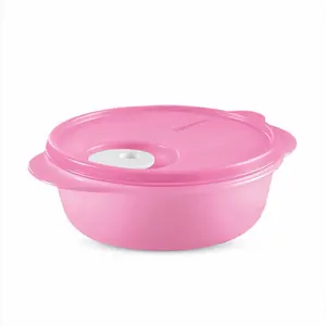 Cristal Flash 560ml Pink Meal Prep Container for Microwave & Oven Bakeware Ideal for Meal Prep and Reheating