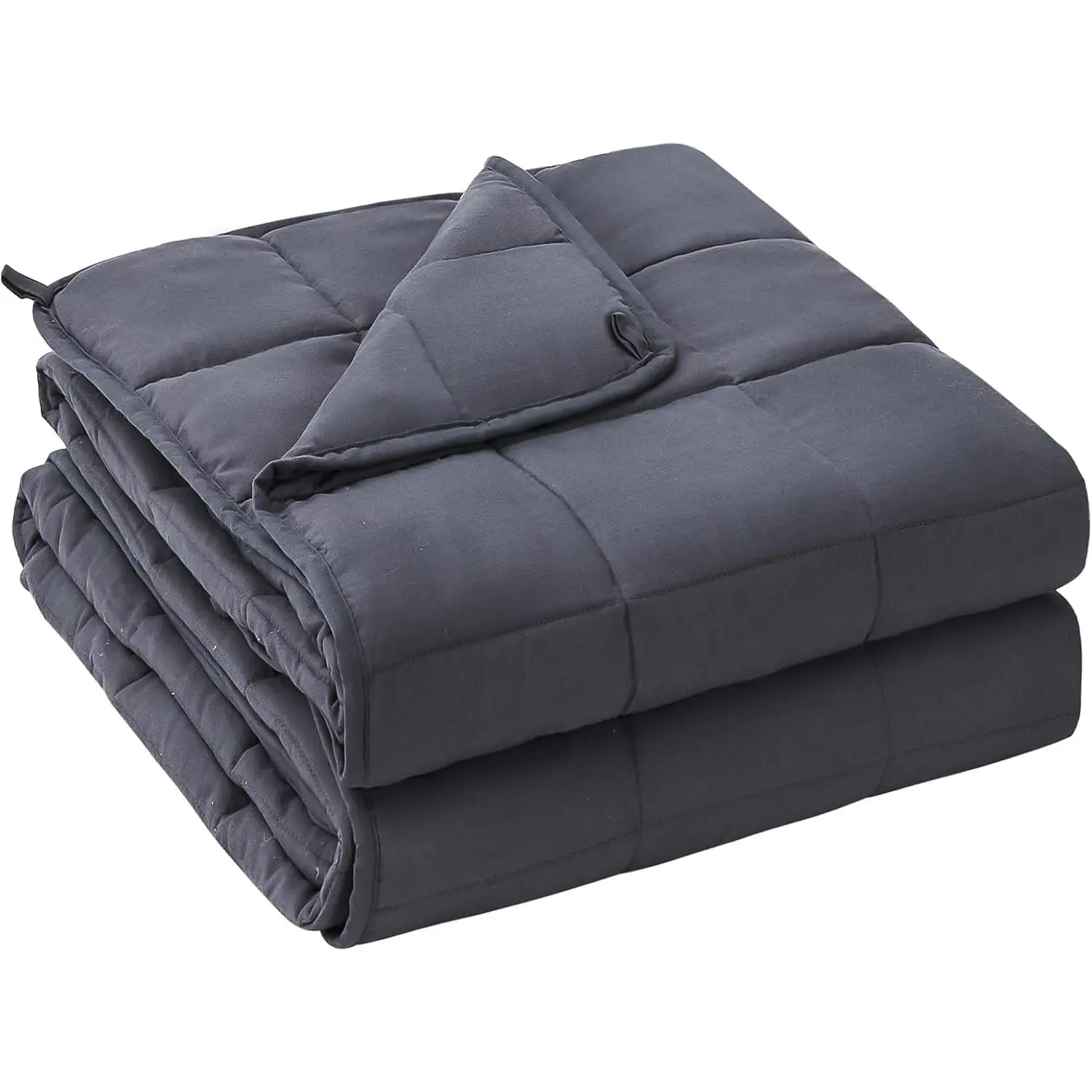 Yescool Weighted Blanket for Adults (20 Lbs, 60” X 80”, Grey) Cooling Heavy Blanket for Sleeping Perfect for 190-210 Lbs, Queen Size Breathable Blanket with Premium Glass Bead, Machine Washable yescool