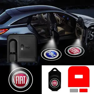 Fiat Custom Welcome Light, Car Door Projection Lamp, High Definition Imaging, Waterproof Durable, Luxury Automotive Decoration Upgrade, Car Decorative Light