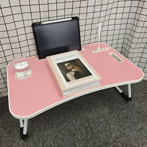 Portable Bed Laptop Desk Tray, Foldable Lap Table for Working, Eating & Reading, Multi-Use Table for Bed, Sofa, Couch & Floor