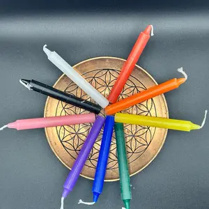 Ritual Candle 9 pc Set - 4 Inch Bundle for Wicca, Witchcraft, Pagans & Ceremonies - Home Decor & Prayer Essential - Ornaments Decoration, Unscented