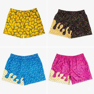 [NEW] Unisex Ice Cream Baseball Mesh Shorts, Breathable Athletic Fabric, Fun Summer Streetwear Shorts Basketball