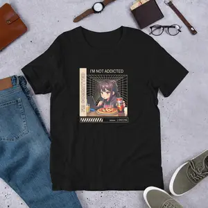 "I’m Not Addicted, I’m Committed" – Shangri-La Frontier Inspired t-shirt