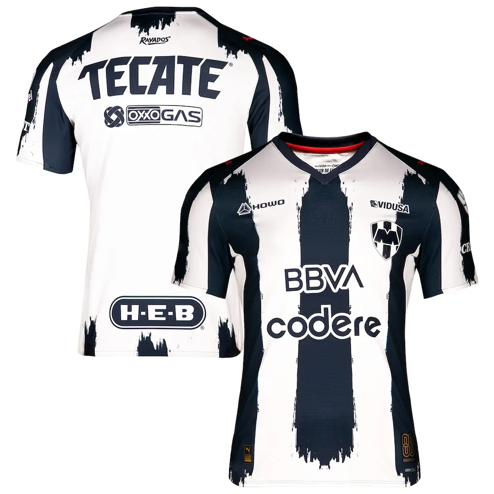 Men's Monterrey2026-27 Away Soccer Jersey, Full Print Logo, Football Fan Gift