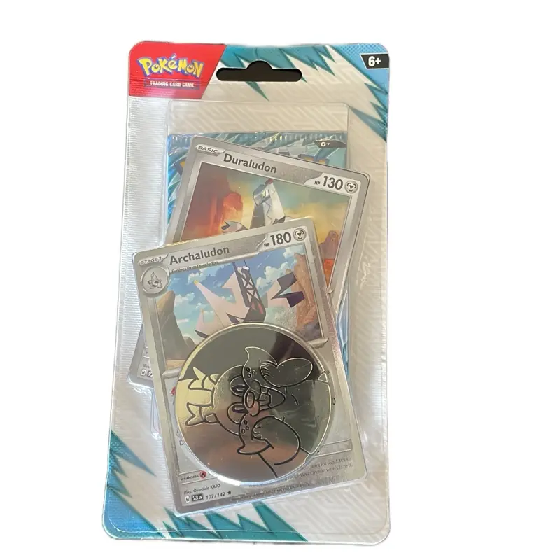 Pokémon Trading Card Game Journey Together 1 Pack Booster with Promo Featuring Duraludon & Archaludon Cards