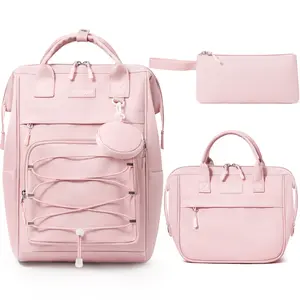 Fimibuke 3PCS Backpack for School,Waterproof Bookbag Set with Lunch Box & Pencil Case,school bag for Elementary Middle School,Back to School Gift,Birthday's Gift