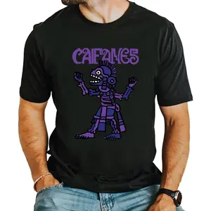 Caifanes Rock Mexicano Azteca Logo Black T-Shirt for Men Women Shirt