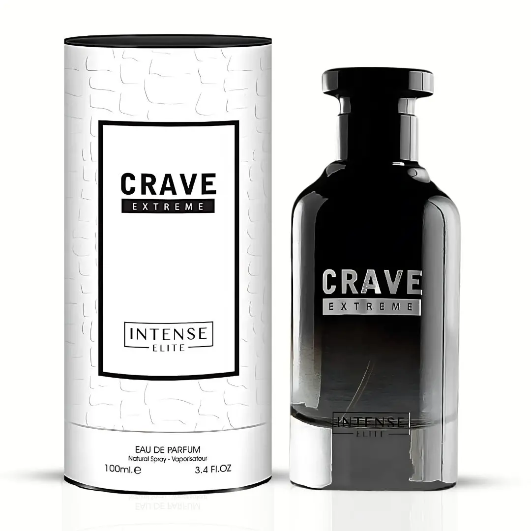 Crave Extreme For Men Eau De Parfum Spray 100 ML (3.4 Oz) By Intense Elite Crave Extreme For Men Eau De Parfum Spray 100 ML (3.4 Oz) By Intense Elite