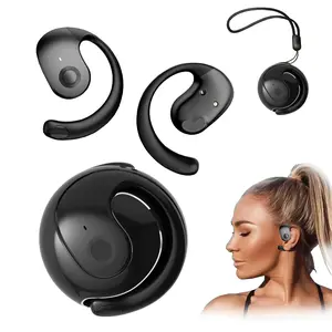 EFAITHFIX Earphone Wireless Bluetooth 5.4 Sport Headsets Noise Reduction Headphones With Mic Earbuds HIFI Sould Quality, Skin/Black/Purple Color