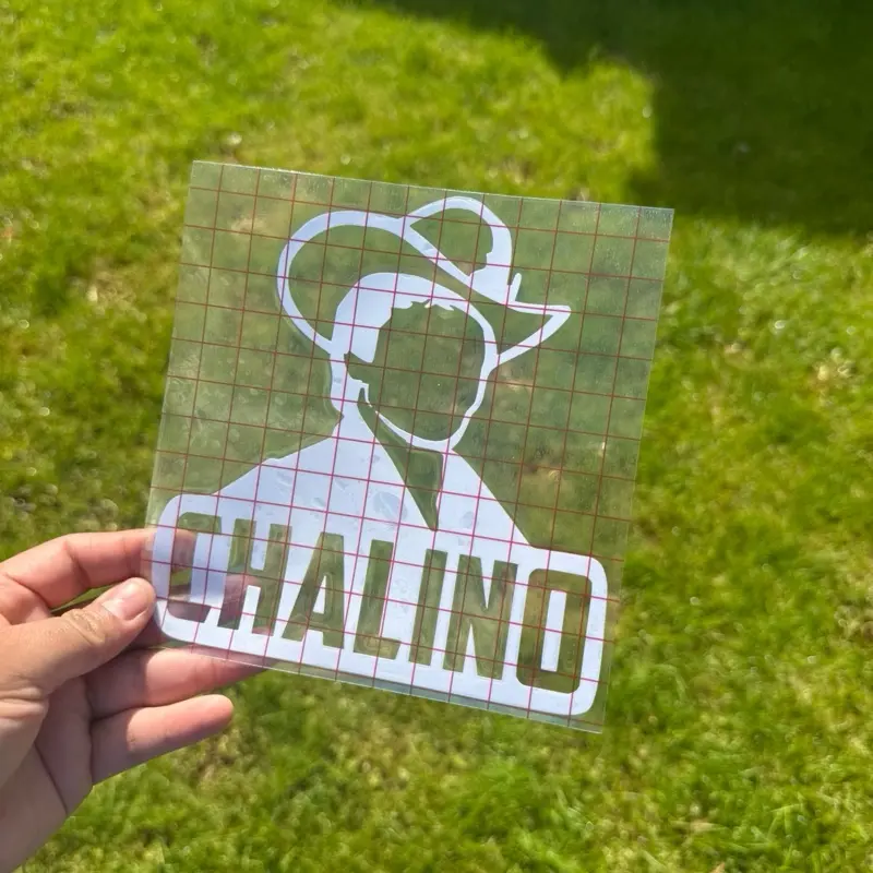 Chalino Sánchez Car Decal - Stylish Hat Design for Vehicle Decoration