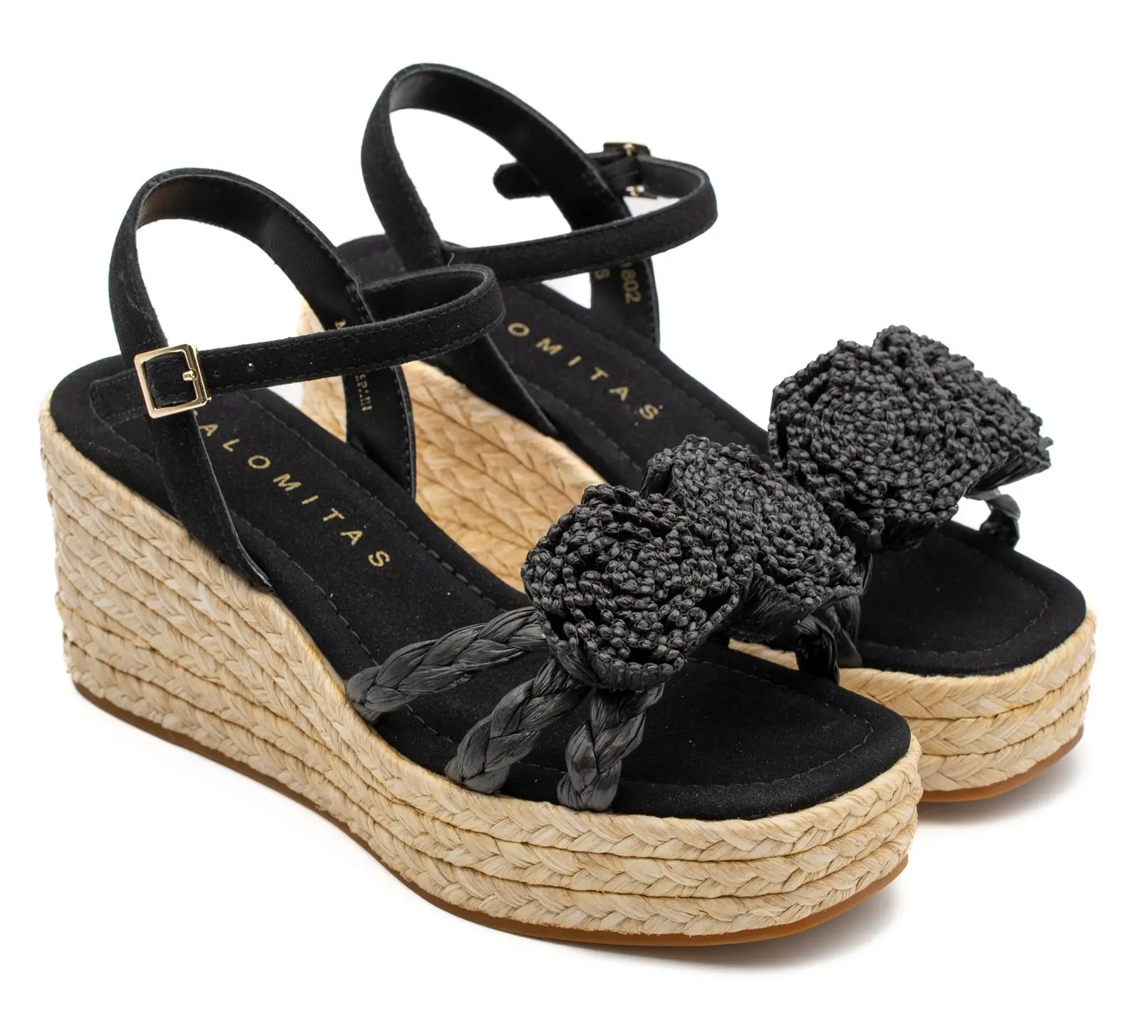 Palomitasby Paloma Barcelo Raffia Espadrilles - Galena