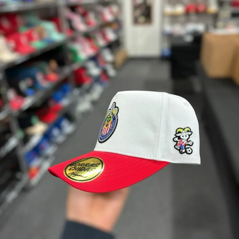 Chivas Club Deportivo Adjustable Snapback Baseball Cap - Full Red