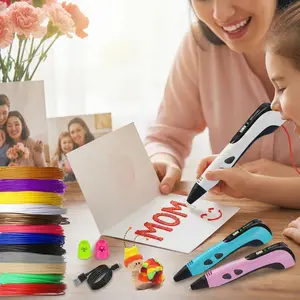 Children's gifts, children's toys Colorful USB-C Charging 3D Printing Pen 3D pen for kids Professional 3D Printing Pen Children's Puzzle DIY Drawing Pen Graffiti Stereoscopic Drawing Latest Upgraded Version Stability