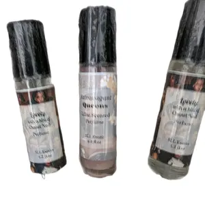 Spray and roll on scented perfume and cologne