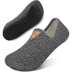 Slippers for Women Men, Mens Womens House Slippers, Fuzzy Slippers Memory Foam Warm Curly Fur Indoor