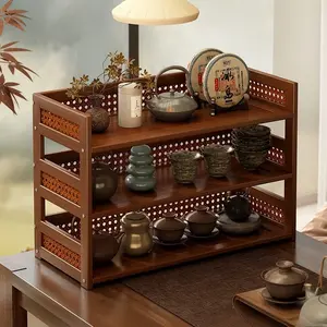 1pc Tabletop Cup Holder Organizer, Tea Set Cup Display Rack, Kitchen Storage Shelf, Desktop Organizer for Home, Kitchen, Bedroom, Living Room