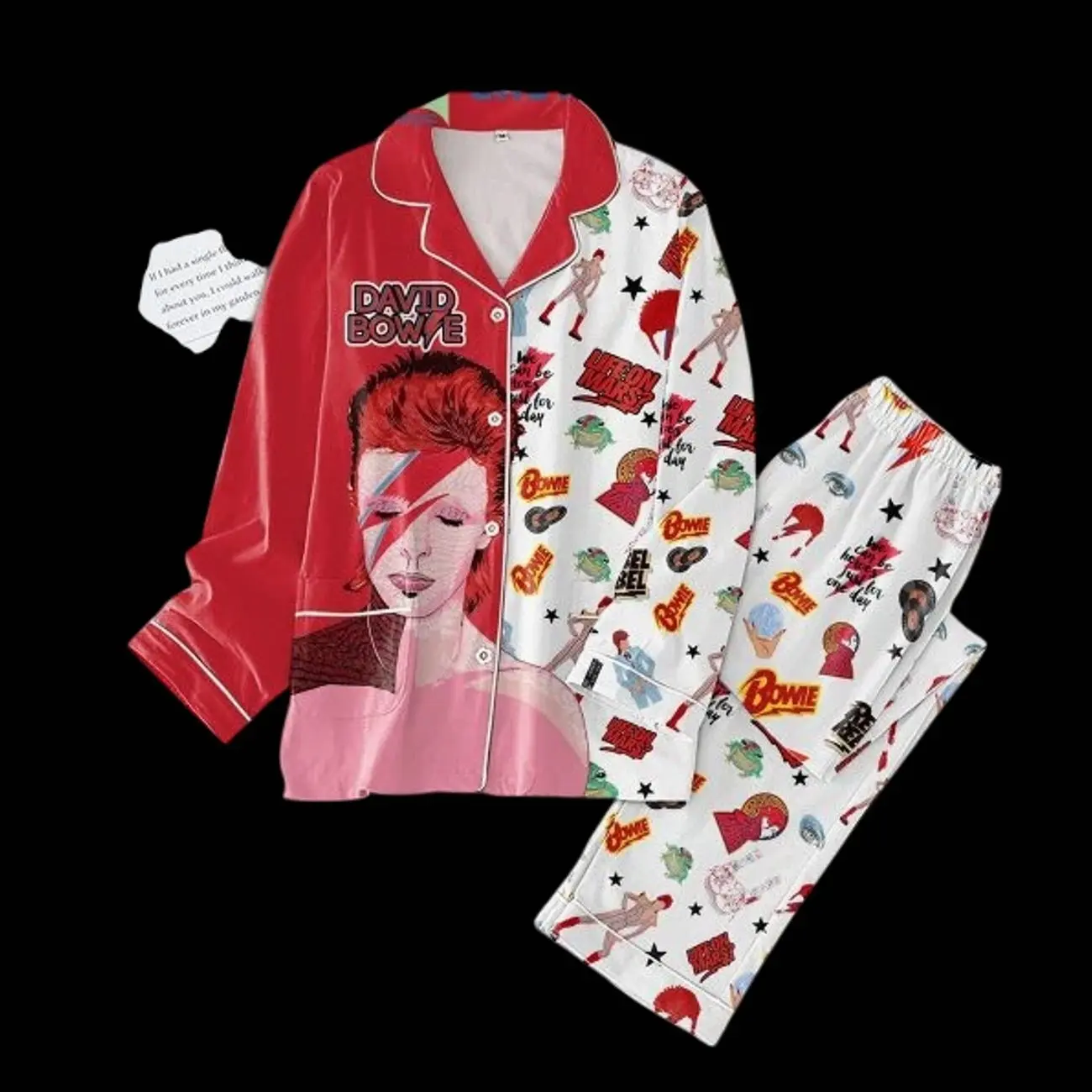 David Bowie Life On Mars Pajamas Set