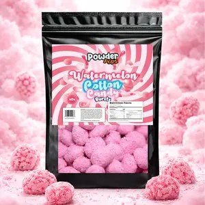 PowderPops *NEW* Watermelon Cotton Candy Gusher Burst 6OZ - Viral Candy - Fruit Snack Gummies PowderPops *NEW* Watermelon Cotton Candy Gusher Burst 6OZ - Viral Candy - Fruit Snack Gummies