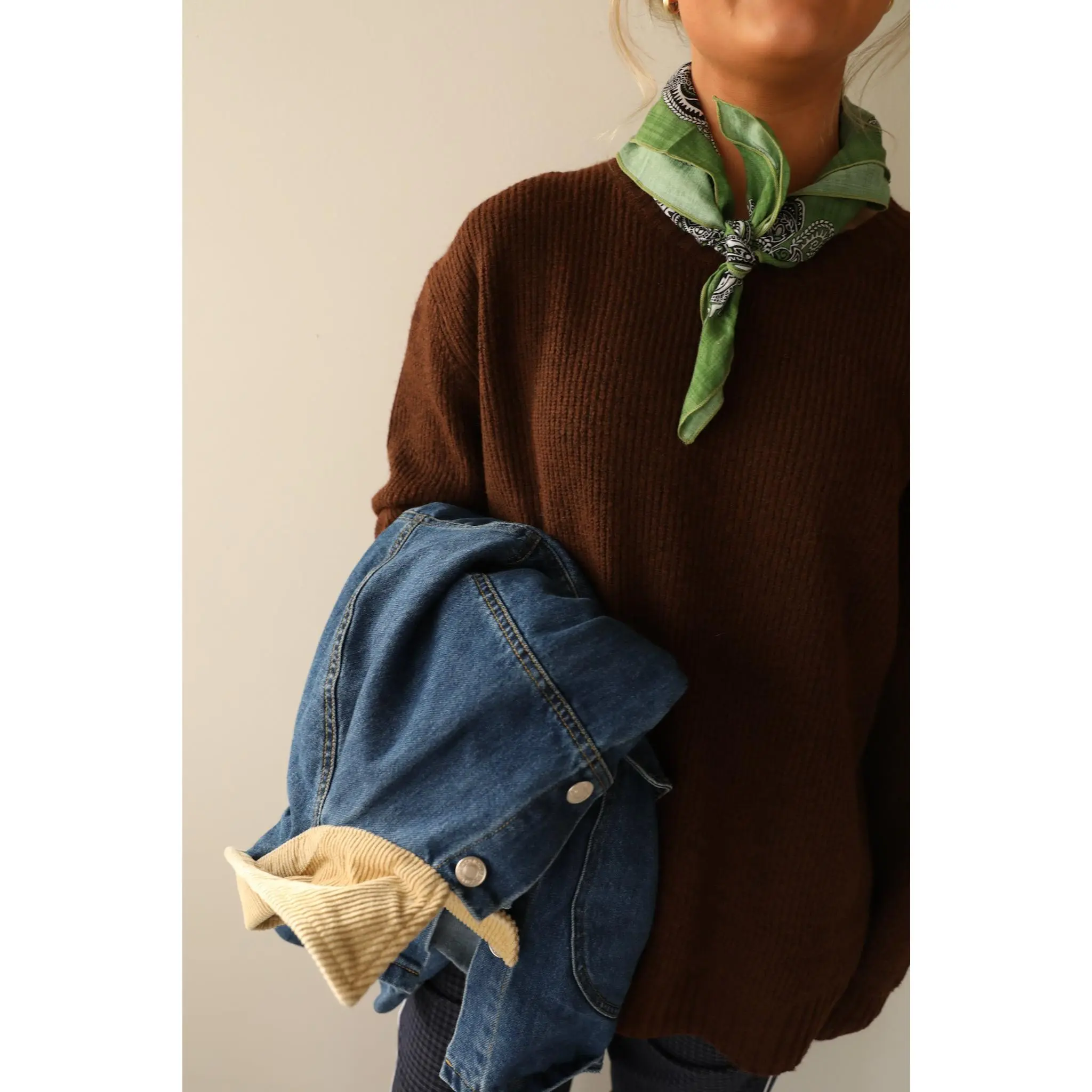 Howie Sweater in Chocolate Brown