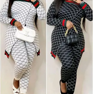 Turkey 2- piece set top and pants  set for casual wear comfortable fit Womenswear  Sweater Winter Dress Long Sleeve